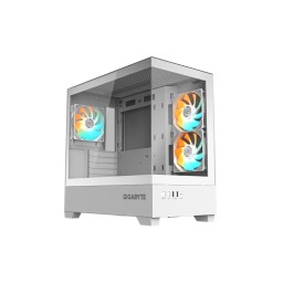 ქეისი: Gigabyte C201PI PANORAMIC ICE 3x120mm ARGB Fans Midi Tower White