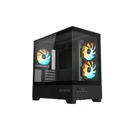 ქეისი: Gigabyte C201P PANORAMIC 3x120mm ARGB Fans Midi Tower Black-JUSTSHOP.GE-ზე
