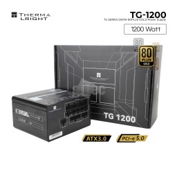 კვების ბლოკი THERMALRIGHT TG1200 1200W 80+ Gold Full Modular BLACK-JUSTSHOP.GE-ზე
