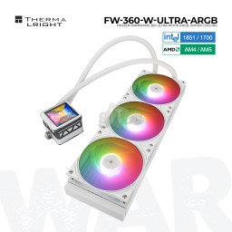 თხევადი გაგრილების სისტემა THERMALRIGHT Frozen Warframe 360 Ultra White Argb-JUSTSHOP.GE-ზე