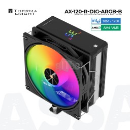პროცესორის ქულერი THERMALRIGHT Assassin X 120 R Digital Argb Black-JUSTSHOP.GE-ზე
