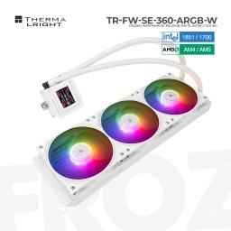 თხევადი გაგრილების სისტემა THERMALRIGHT FROZEN WARFRAME SE 360 ARGB WHITE-JUSTSHOP.GE-ზე