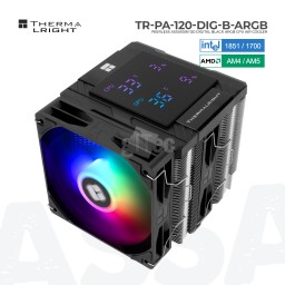 პროცესორის ქულერი THERMALRIGHT PEERLESS ASSASSIN 120 DIGITAL ARGB BLACK-JUSTSHOP.GE-ზე