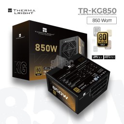 კვების ბლოკი THERMALRIGHT TR-KG850 850W 80PLUS GOLD ATX3.1 PCI-E 5.1 BLACK