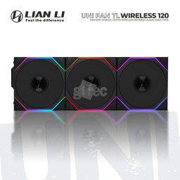 ქეისის ქულერი LIAN LI UNI FAN TL Wireless Reverse Blade G99.12RTL1W3B.00 BLACK-JUSTSHOP.GE-ზე