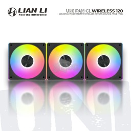 ქეისის ქულერი LIAN LI UNI FAN CL Wireless 120 REVERSE BLADE G99.12RCL1W3B.00 BLACK