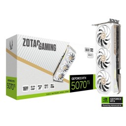 ვიდეო დაფა ZOTAC Graphic Adapter GeForce RTX 5070 Ti 16GB GDDR7 SOLID Core OC White Edition-JUSTSHOP.GE-ზე