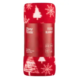 ფლისის პლედი Ardesto Christmas Fleece blanket 130x160cm, 100% polyester, snow flake tree-JUSTSHOP.GE-ზე