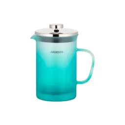 ჩაის დასაყენებელი Ardesto French press Fresh, 800 ml, tiffany blue, matt, plastic, glass-JUSTSHOP.GE-ზე