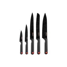 დანების ნაკრები Ardesto Black Mars Knives Set 5 pcs, black, stainless steel, plastic-JUSTSHOP.GE-ზე