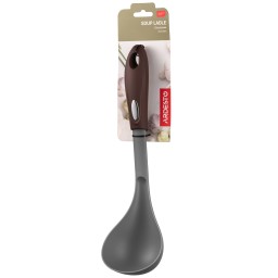 ჩამჩა Ardesto Ladle Gemini, 32.2cm, nylon, gray-brown-JUSTSHOP.GE-ზე
