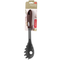 კოვზი პასტისთვის Ardesto Spaghetti spoon Gemini, 28cm, nylon, gray-brown-JUSTSHOP.GE-ზე