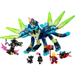 LEGO constructor Zoe and Zian the cat