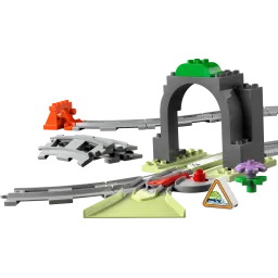 LEGO Constructor DUPLO Town Train Tunnel and Tracks Expansion Set