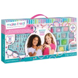 სამაჯურების ასაწყობი ნაკრები Make It Real Best Day Ever! Deluxe Jewelry Studio-JUSTSHOP.GE-ზე