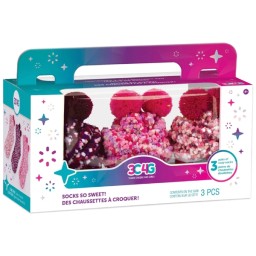 საბავშვო 3 წყვილი წინდა Make It Real Socks So Sweet- 3pk cupcake socks-JUSTSHOP.GE-ზე