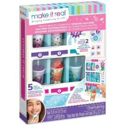 საბავშვო კოსმეტიკის ნაკრები Make It Real Fruity Beauty Cosmetics Vending Machine