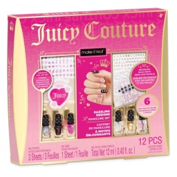 ფრჩხილის ლაქის ნაკრები Make It Real Juicy Couture: Dazzling Designs Manicure Set