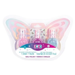 ფრჩხილების ლაქის ნაკრები Make It Real 3C4G Butterfly Nail Polish Trio