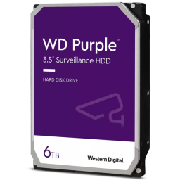 WD 6TB 3.5 256MB SATA Purple Surveillance