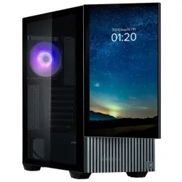 Zalman ქეისი Computer case Z10 DS, without PSU, 2xUSB3.0, 1хUSB Type-C, 2х120mm, 1x120mm ARGB, TG Side Panel, ATX, Monitor, balck