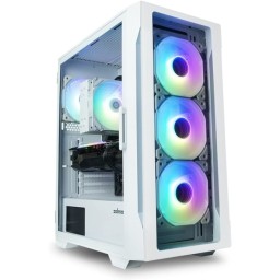Zalman ქეისი PC case I3 Neo TG without PSU, 1xUSB3.0, 2xUSB2.0, 4x120mm ARGB, VGA 355mm, LCS ready, TG Side/Front Panel, ATX, white-JUSTSHOP.GE-ზე