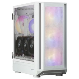 Zalman ქეისი PC case I6 without PSU, 1xUSB3.0, 1xUSB2.0, 1xUSB Type-C, 4x140mm RGB, VGA 355mm, LCS ready, TG Side Panel, ATX, white-JUSTSHOP.GE-ზე