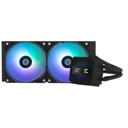 Zalman თხევადი გაგრილება LCS Alpha 2 A24 ARGB, LGA1700, 1200, 115x, AM5, AM4, TDP 320W, black