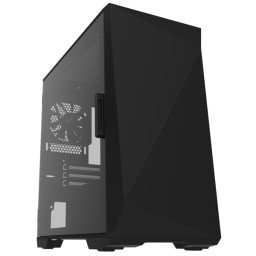 Zalman ქეისი Computer case Z1 Iceberg, without PSU, 2xUSB3.0, 1xUSB2.0, 3x120mm Black fans, TG Side Panel, mATX, Black