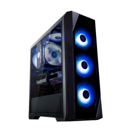 Zalman ქეისი PC case N5 TF without PSU, 1xUSB3.0, 2xUSB2.0, 4x120mm RGB, VGA 365mm, LCS ready, Acrylic Side Panel, TG Front Panel, ATX, black-JUSTSHOP.GE-ზე