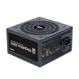Zalman კვების ბლოკი PSU Megamax (500W), 83%, 80+ White, 120mm, 1xMB 24pin(20+4), 2xCPU (8pin+4pin) 3xMolex, 6xSATA, 2xPCIe 8pin(6+2)-JUSTSHOP.GE-ზე