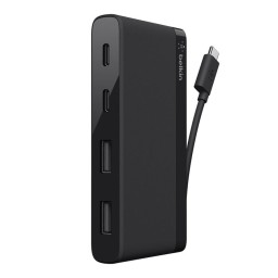 Belkin USB-C 4-PORT MINI HUB,3.0,BLK