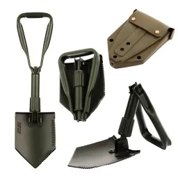 2E ნიჩაბი Shovel folding Alligator, 2.5mm, 58cm, 1.34kg, EVA-case-JUSTSHOP.GE-ზე