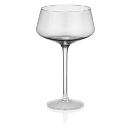 ჭიქა Ardesto Champagne glasses set Black Mars Avior 270ml, 2pcs, glass, grey-transparent-JUSTSHOP.GE-ზე