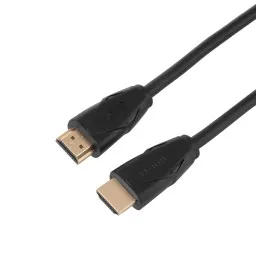 2E Cable HDMI (M/M) 2м, 2.0, Slim High Speed Aluminum, black-JUSTSHOP.GE-ზე
