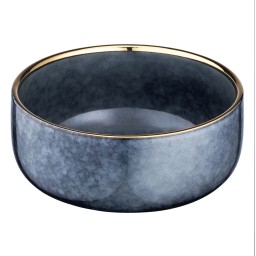 თასი Ardesto Bowl Andria, 750ml, 15.1cm, ceramics, blue-gray-JUSTSHOP.GE-ზე