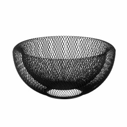 ხილის თასი Ardesto Basket Midori 25х25х12cm, metal, black-JUSTSHOP.GE-ზე