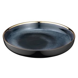 თეფში Ardesto Deep plate Andria, 21.1cm, ceramics, blue-gray-JUSTSHOP.GE-ზე