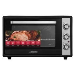 ელექტრო ღუმელი ARDESTO Electric oven, 60L, 2000W, mech., convection, double glass, black-JUSTSHOP.GE-ზე