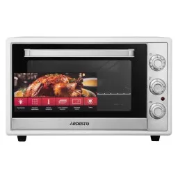 ელექტრო ღუმელი ARDESTO Electric oven, 60L, 2000W, mech., double glass, white-JUSTSHOP.GE-ზე