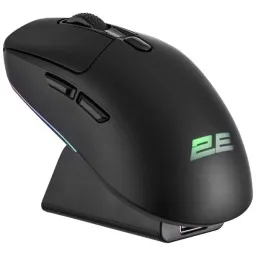 2E GAMING Mouse MG360 WL, USB-A/WL/BT, black-JUSTSHOP.GE-ზე