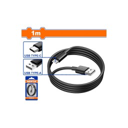 დამტენის ელ.სადენი USB type-A to USB-Type-C 1M (WUB1501)-JUSTSHOP.GE-ზე