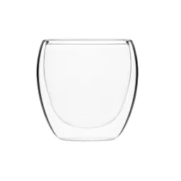 ჭიქების ნაკრები Ardesto Double wall borosilicate glass mug set , 250 ml, 2 pcs
