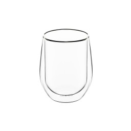 ჭიქების ნაკრები Ardesto Doublewall mug set, 250ml, 2pcs, borosilicate glass, transparent-JUSTSHOP.GE-ზე