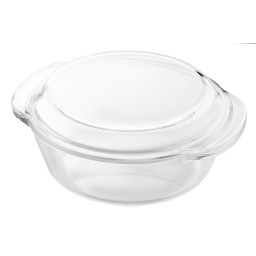 მრგვალი საცხობი ფორმა სახურავით Ardesto Baking dish with lid BLACK MARS, round, 2l-JUSTSHOP.GE-ზე