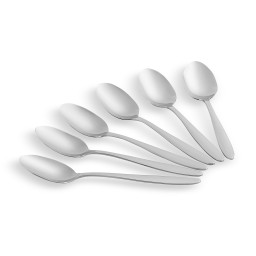 კოვზების ნაკრები Ardesto Tablespoons set Black Mars Ether 6pcs., stainless steel-JUSTSHOP.GE-ზე