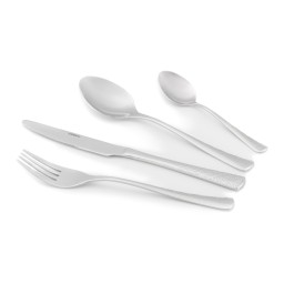 დანა-ჩანგლის ნაკრები Ardesto Cutlery set Gemini Hammered 24pcs., stainless steel