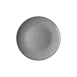 თეფში Ardesto Dinner plate Bagheria Grey, 26cm, ceramics, gray-JUSTSHOP.GE-ზე