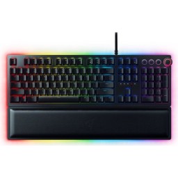 Razer კლავიატურა Gaming Keyboard Huntsman Elite Purple Switch USB RU RGB, Black