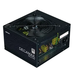 Zalman კვების ბლოკი PSU Decamax (600W) 85%, 80 Plus, 120мм, 1xMB 24pin(20+4), 1xCPU 8pin(4+4), 3xMolex, 6xSATA, 2xPCIe 8pin(6+2)-JUSTSHOP.GE-ზე
